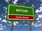 Bitcoin traffic sign