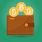 Bitcoin Wallet Digital crypto currency sign