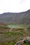 Bitlis, Turkey - 21 May 2011: View of Nemrut crater lake, Tatvan. Beautiful blue mountain lake.