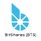 BitShares BTS. Vector illustration crypto coin