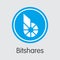 Bitshares - Cryptocurrency Logo.