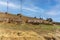 A bivouac in the Atlas mountains with a berber tent, Morocco.