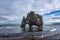 Bizarre animal shaped lava formation in Huna bay, on northern Iceland