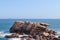 Bizarre boulders on the Pink Granite Coast in Brittany