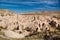 Bizarre geological formations in Cappadocia