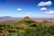 Bizarre landmark mountain in the Valley of Desolation, Graaff Reinet, Karoo, Camdeboo, South Africa