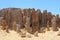 Bizarre rock formation called petrified forest at Cape Bridgewater, Victoria, Australia