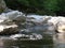 Bizarre rock formations, Randolphs Leap, Findhorn River, Scotland, UK