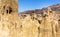Bizzare Moon Valley geological formations, lunar shape cliffs Bo