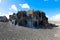 Bizzare stone formations around volcano Montana de Guenia. Stratified City, Lanzarote