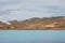 Bjarnarflag geothermal power station and the blue lake in Myvatn area in Iceland