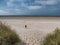 Blaavand beach at the North Sea coast in summer, Denmark