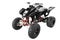 Black 4x4 quadbike isolated