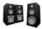 Black abstract speakers