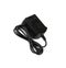 Black adapter. New condition. Close-up. Isolated