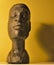 Black African Art, wooden sculture of An beautiful intriging afrikan woman