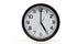 Black analog clock