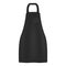 Black apron icon, realistic style