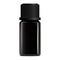 Black aroma oil dropper bottle. Serum container