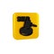 Black Auction hammer icon isolated on transparent background. Gavel - hammer of judge or auctioneer. Bidding process