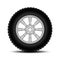 Black auto tire - for stock