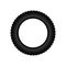 Black auto tire - for stock