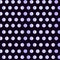 Black Background with blue watercolor Polka Dot pattern. Polka dot fabric. Retro pattern. Casual stylish black light