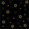 Black background with golden stars