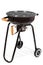 Black barbecue grill