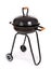 Black barbecue grill