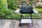 Black barbecue grill.