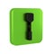 Black Barbecue spatula icon isolated on transparent background. Kitchen spatula icon. BBQ spatula sign. Barbecue and