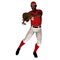 Black Baseball Outfielder