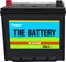 Black battery direct current for vehicles or for cars vector image