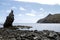 Black beach in the Canary Islands