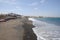 Black Beach on Fuerteventura Spain