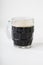 Black beer in a mug