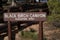 Black Birch Canyon Overlook Sign