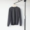 Black blank sweatshirt on modern hanger. 3d rendering
