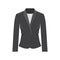 black blazer. Vector illustration decorative design