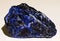 Black and blue sodalite mineral stone