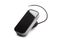 Black bluetooth headset isolated