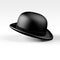 Black bowler hat