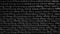 Black brick wall concrete background  old vintage  horizontal architecture dark wallpaper texture construction building for