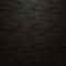 Black brick wall vector background. Dark brick texture design.