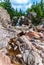 Black Brook Waterfall, Cape Breton, Nova Scotia, vertical.