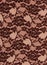 Black Brown Lace Roses Fabric Background
