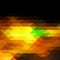 Black brown yellow green rows of triangles background, square