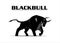 Black bull stencil