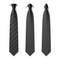 Black business neck ties